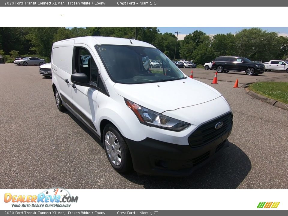 2020 Ford Transit Connect XL Van Frozen White / Ebony Photo #1