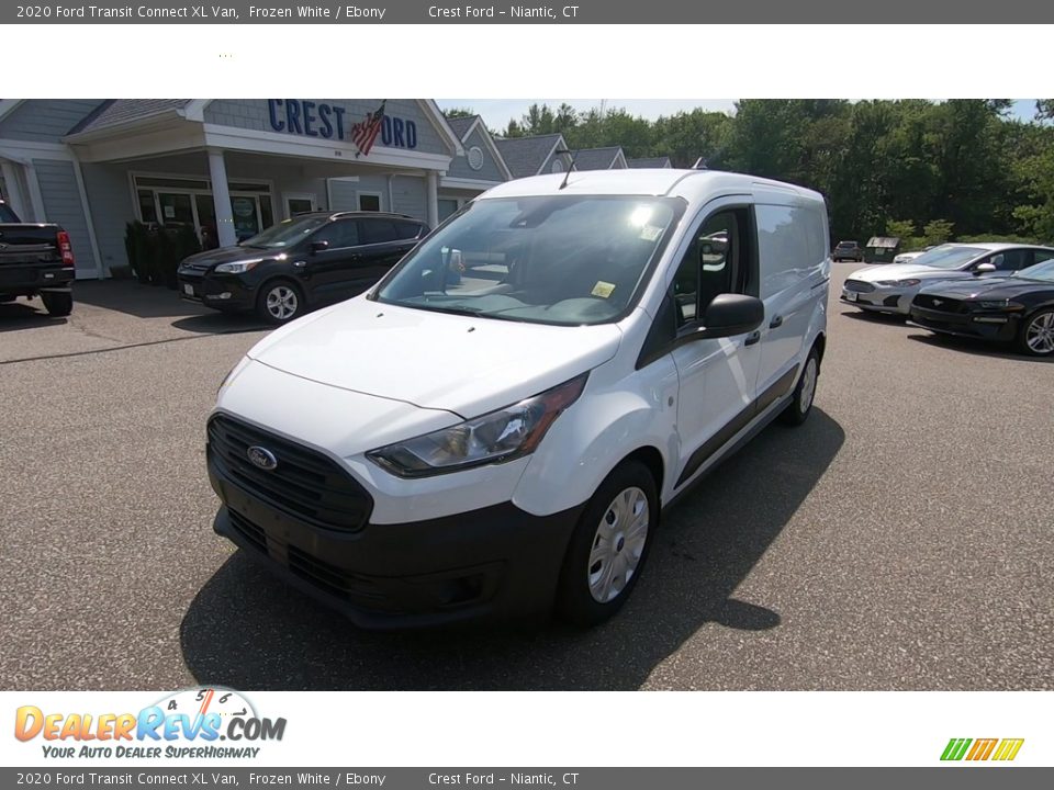 2020 Ford Transit Connect XL Van Frozen White / Ebony Photo #3