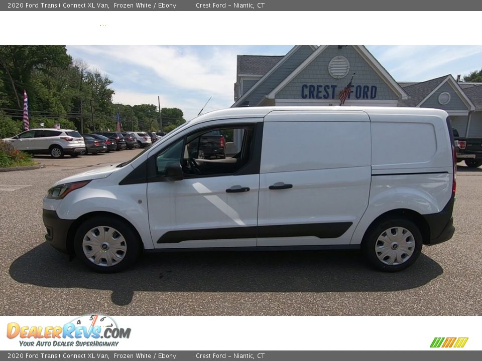 2020 Ford Transit Connect XL Van Frozen White / Ebony Photo #4