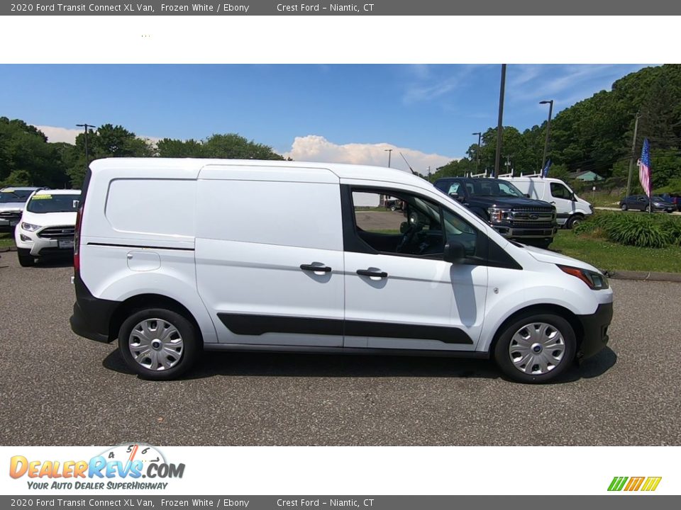 2020 Ford Transit Connect XL Van Frozen White / Ebony Photo #8