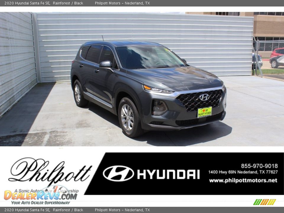 2020 Hyundai Santa Fe SE Rainforest / Black Photo #1
