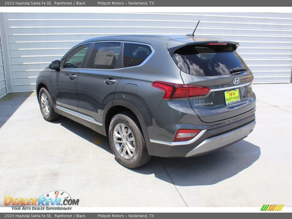 2020 Hyundai Santa Fe SE Rainforest / Black Photo #6
