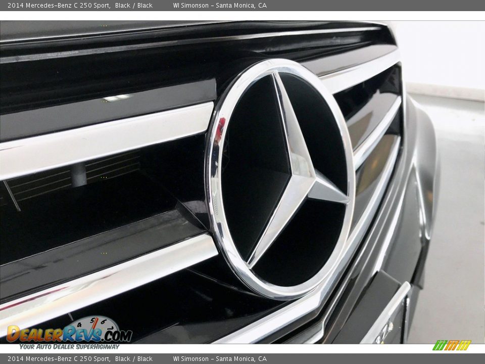 2014 Mercedes-Benz C 250 Sport Black / Black Photo #33