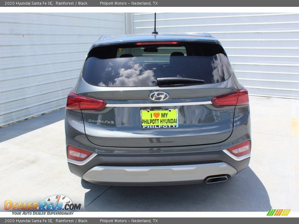2020 Hyundai Santa Fe SE Rainforest / Black Photo #7