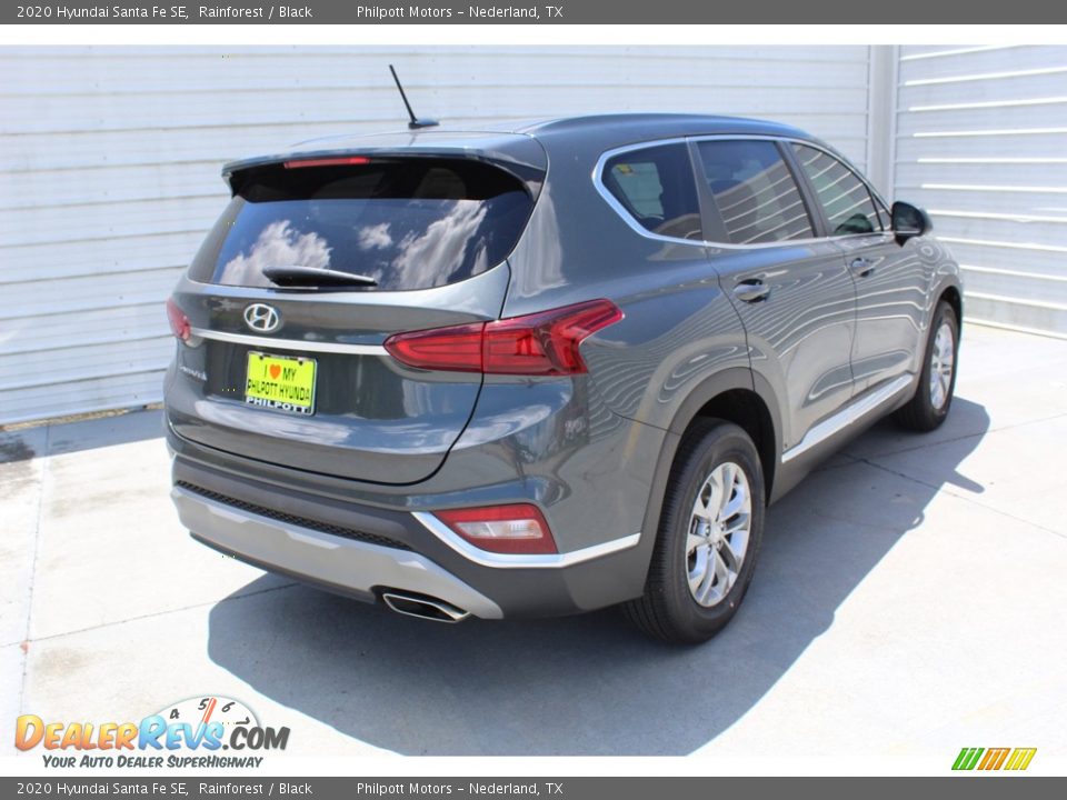 2020 Hyundai Santa Fe SE Rainforest / Black Photo #8