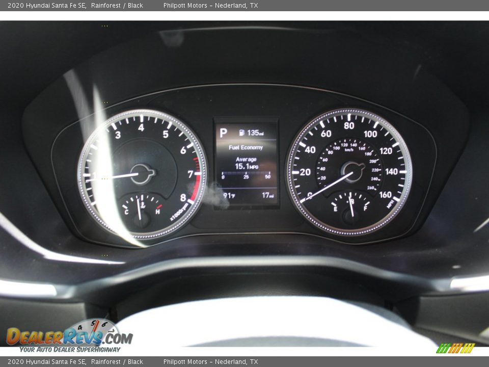 2020 Hyundai Santa Fe SE Rainforest / Black Photo #13