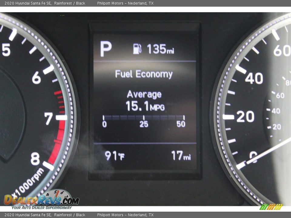 2020 Hyundai Santa Fe SE Rainforest / Black Photo #14