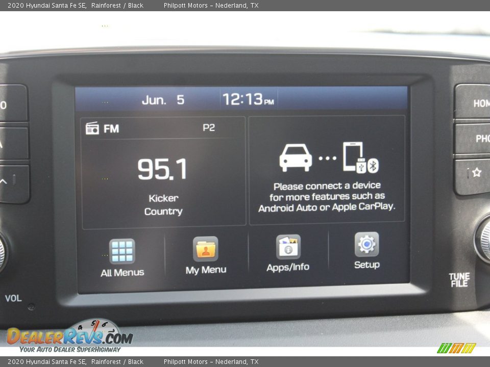 2020 Hyundai Santa Fe SE Rainforest / Black Photo #15