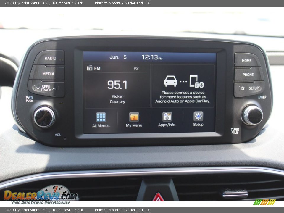 2020 Hyundai Santa Fe SE Rainforest / Black Photo #16