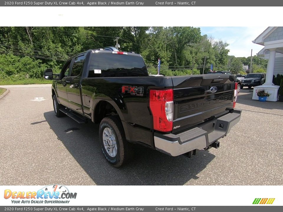 2020 Ford F250 Super Duty XL Crew Cab 4x4 Agate Black / Medium Earth Gray Photo #5