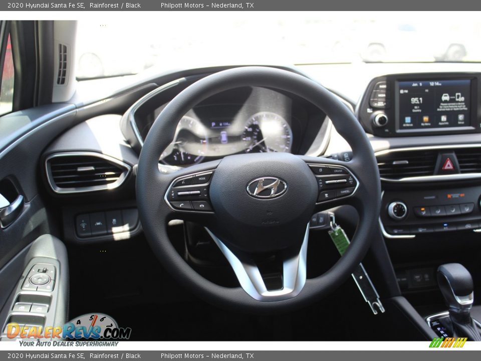 2020 Hyundai Santa Fe SE Rainforest / Black Photo #22