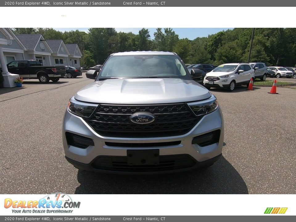 2020 Ford Explorer 4WD Iconic Silver Metallic / Sandstone Photo #2