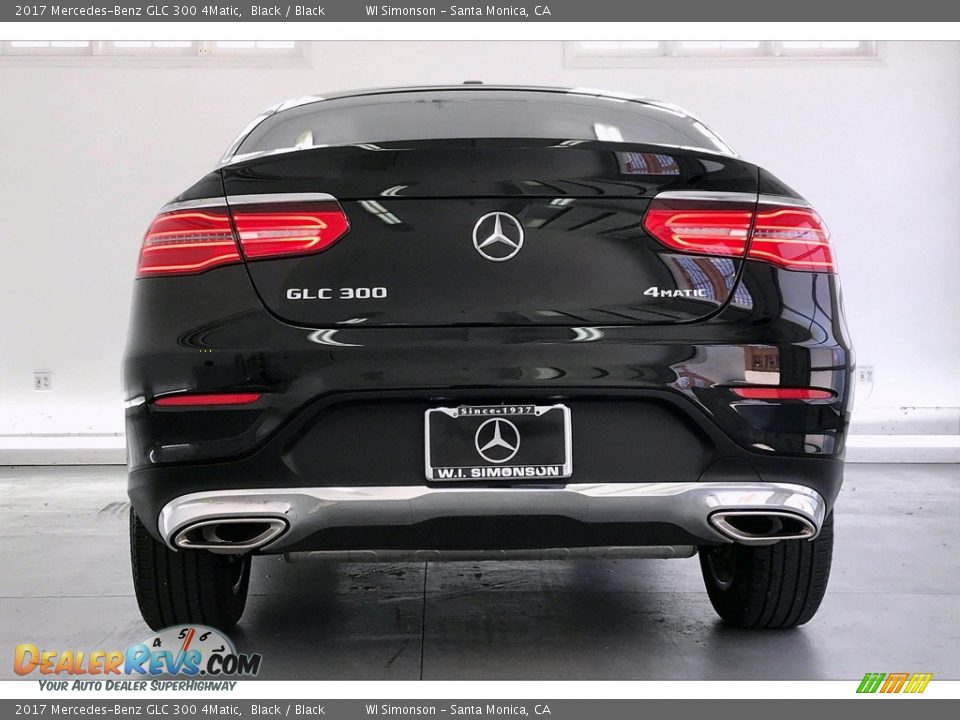 2017 Mercedes-Benz GLC 300 4Matic Black / Black Photo #3