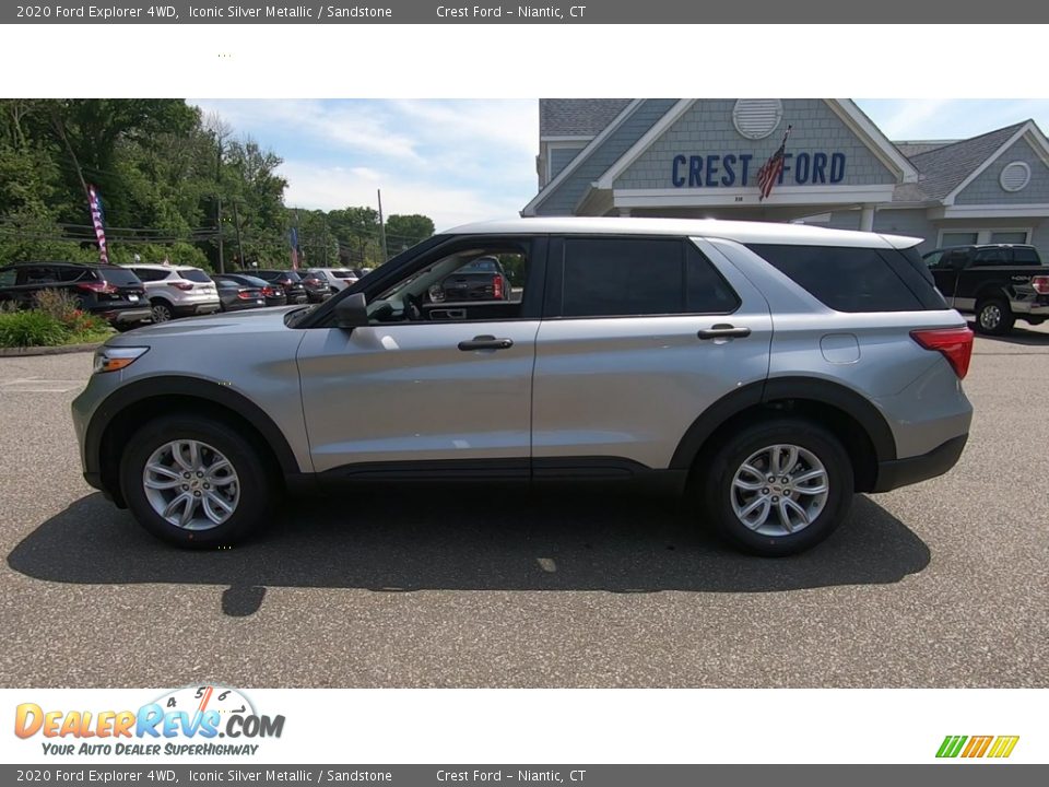 2020 Ford Explorer 4WD Iconic Silver Metallic / Sandstone Photo #4