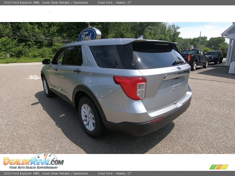 2020 Ford Explorer 4WD Iconic Silver Metallic / Sandstone Photo #5