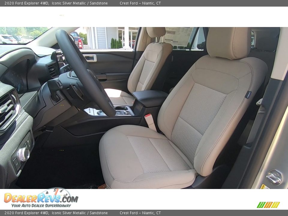 2020 Ford Explorer 4WD Iconic Silver Metallic / Sandstone Photo #10