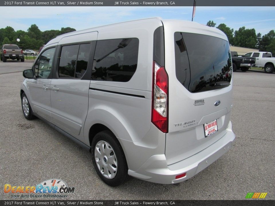 2017 Ford Transit Connect XLT Van Silver / Medium Stone Photo #1