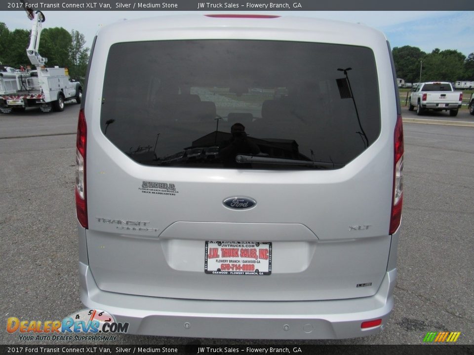 2017 Ford Transit Connect XLT Van Silver / Medium Stone Photo #2