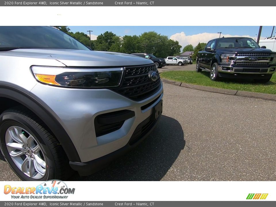 2020 Ford Explorer 4WD Iconic Silver Metallic / Sandstone Photo #25