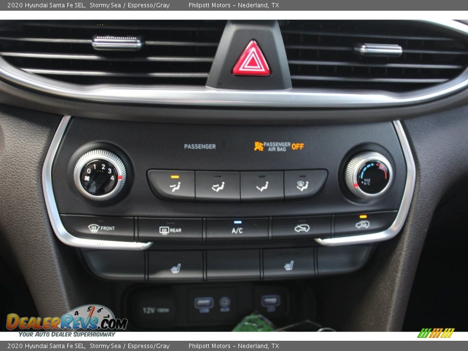 2020 Hyundai Santa Fe SEL Stormy Sea / Espresso/Gray Photo #17