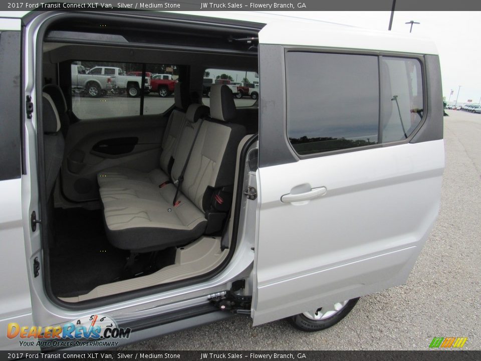 Rear Seat of 2017 Ford Transit Connect XLT Van Photo #8