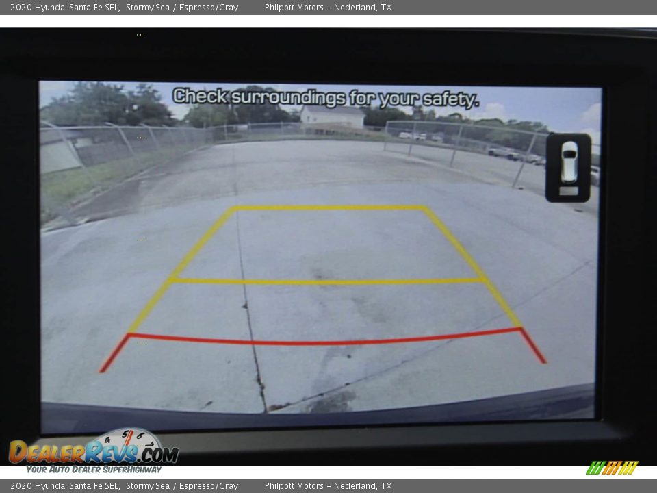 2020 Hyundai Santa Fe SEL Stormy Sea / Espresso/Gray Photo #19
