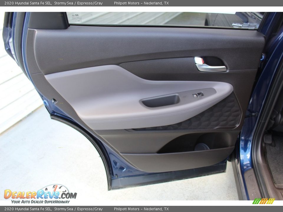 2020 Hyundai Santa Fe SEL Stormy Sea / Espresso/Gray Photo #20
