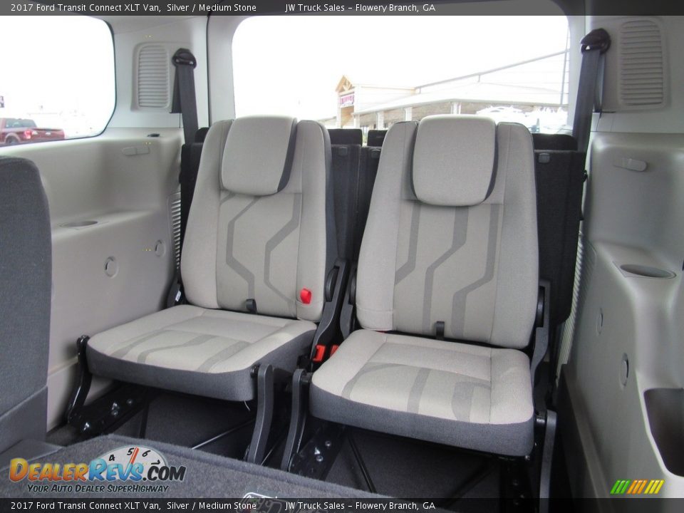 Rear Seat of 2017 Ford Transit Connect XLT Van Photo #12