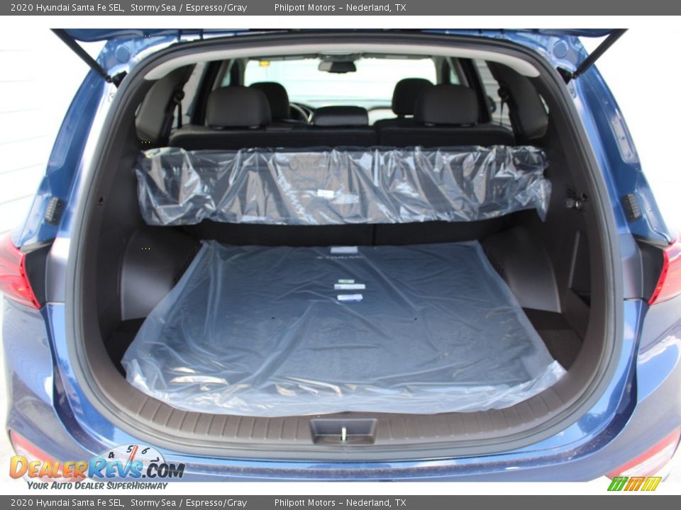 2020 Hyundai Santa Fe SEL Stormy Sea / Espresso/Gray Photo #24