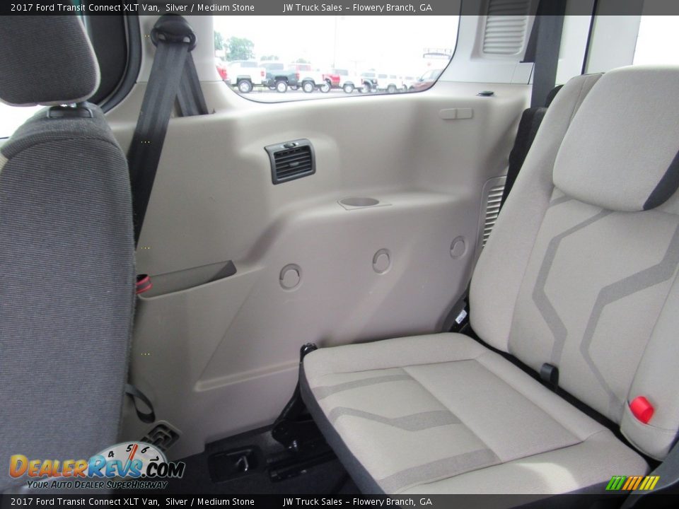 Rear Seat of 2017 Ford Transit Connect XLT Van Photo #15