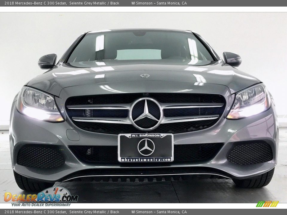 2018 Mercedes-Benz C 300 Sedan Selenite Grey Metallic / Black Photo #2