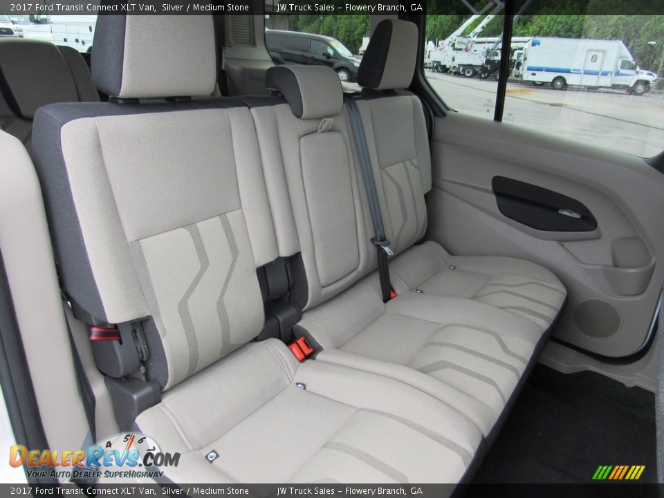 Rear Seat of 2017 Ford Transit Connect XLT Van Photo #23