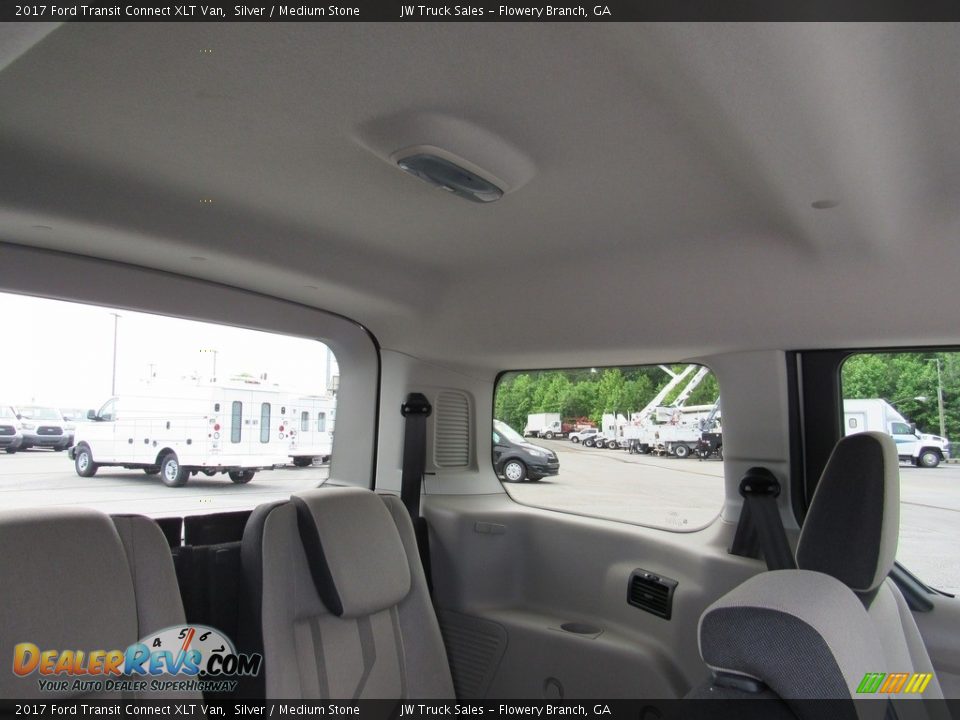 2017 Ford Transit Connect XLT Van Silver / Medium Stone Photo #25