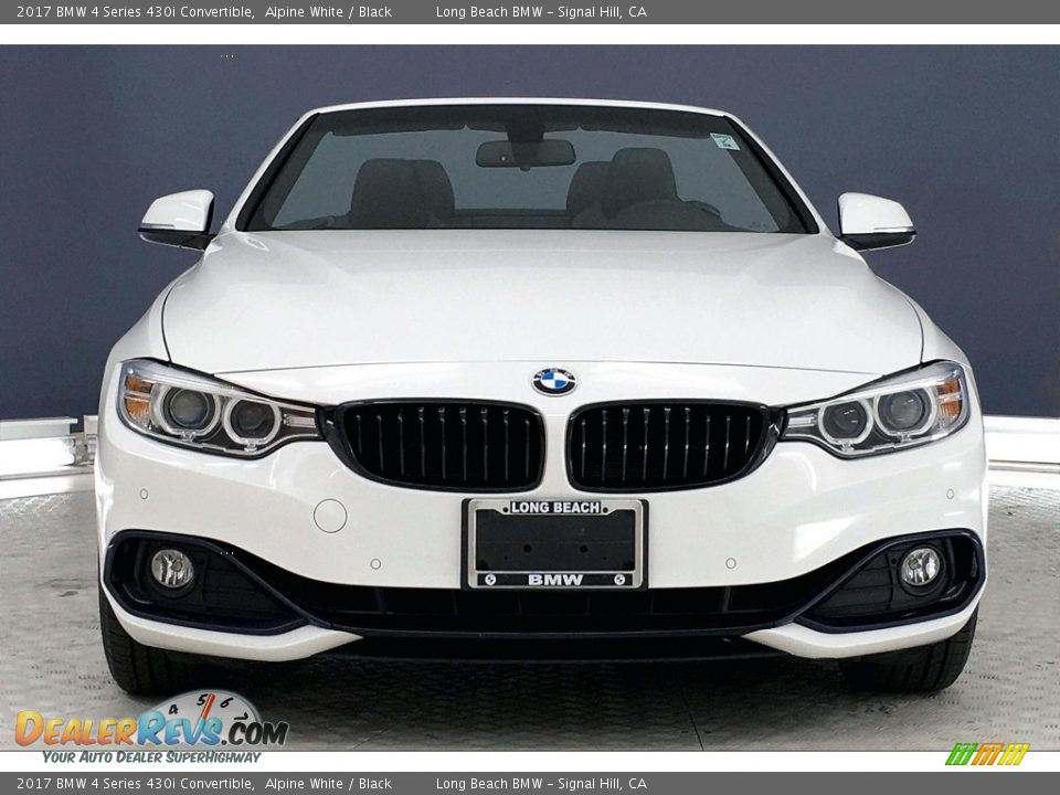 2017 BMW 4 Series 430i Convertible Alpine White / Black Photo #2