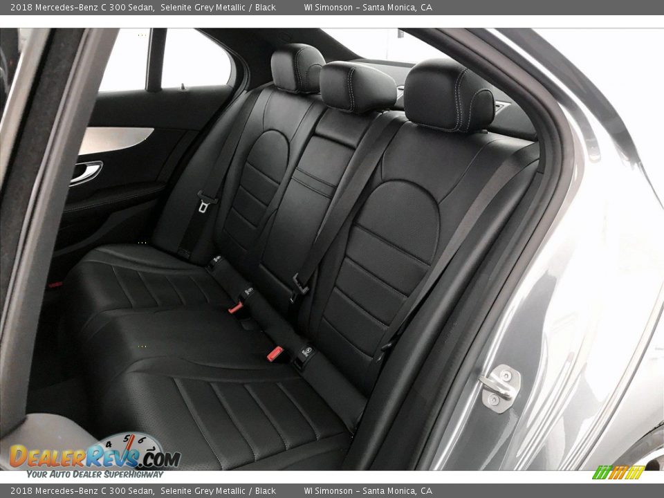 2018 Mercedes-Benz C 300 Sedan Selenite Grey Metallic / Black Photo #15
