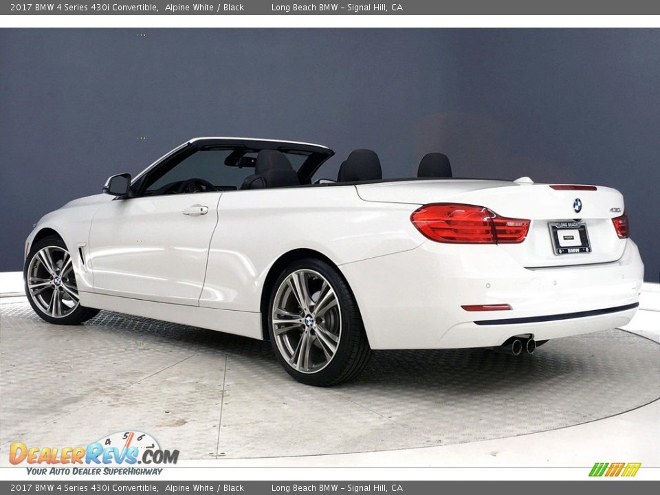 2017 BMW 4 Series 430i Convertible Alpine White / Black Photo #10