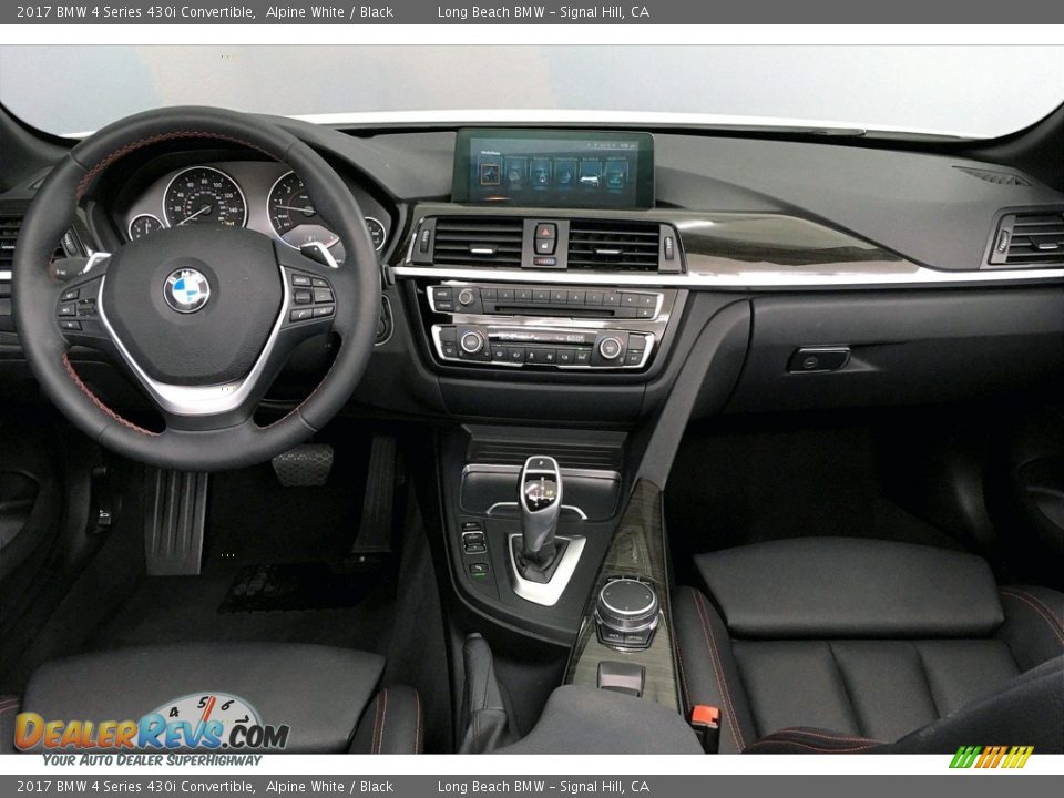Black Interior - 2017 BMW 4 Series 430i Convertible Photo #15