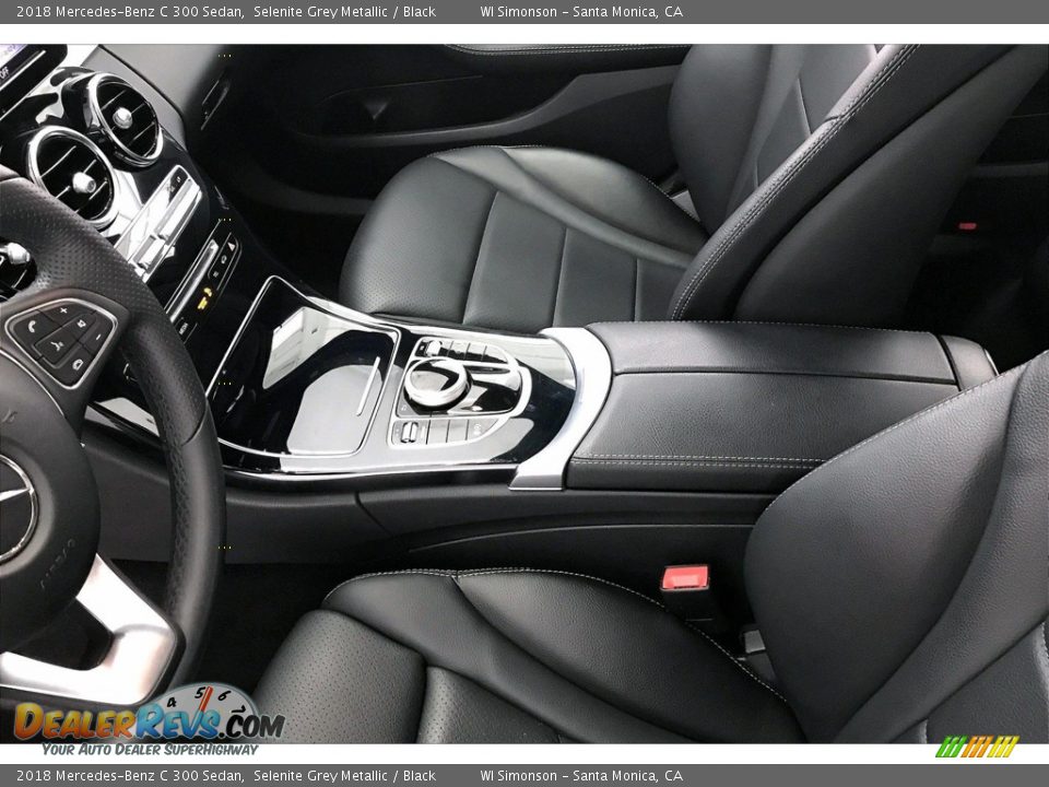 2018 Mercedes-Benz C 300 Sedan Selenite Grey Metallic / Black Photo #23