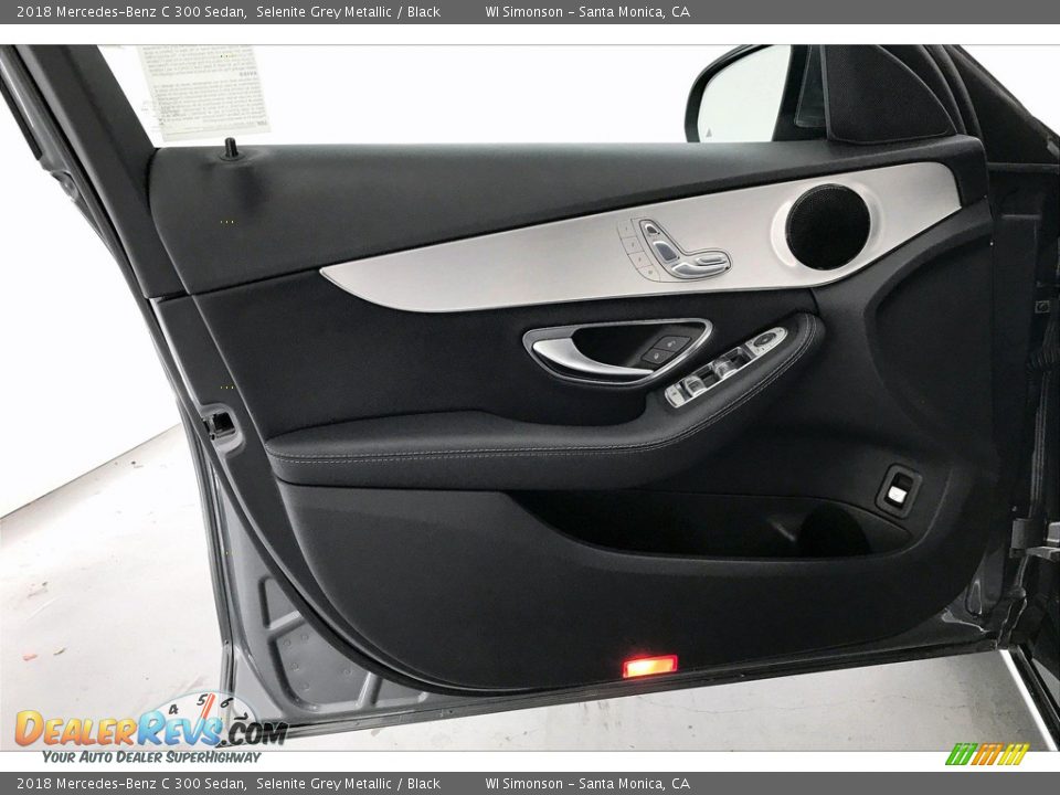 2018 Mercedes-Benz C 300 Sedan Selenite Grey Metallic / Black Photo #25