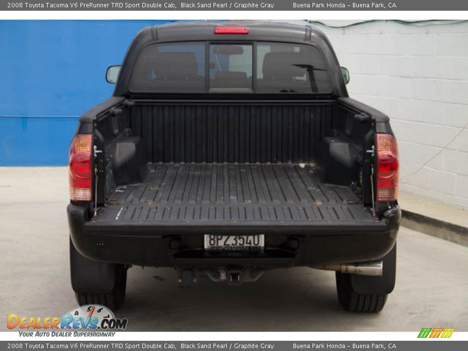 2008 Toyota Tacoma V6 PreRunner TRD Sport Double Cab Black Sand Pearl / Graphite Gray Photo #10