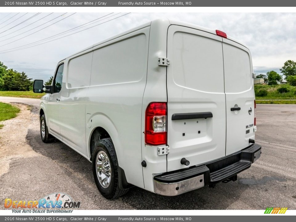 2016 Nissan NV 2500 HD S Cargo Glacier White / Gray Photo #6