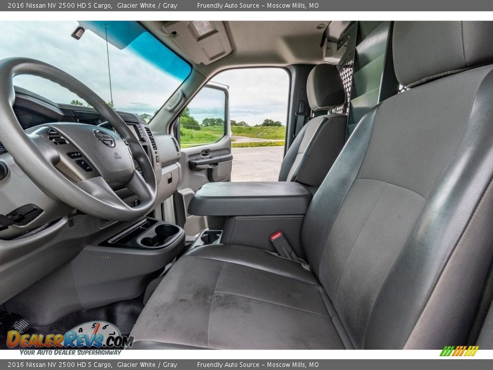 2016 Nissan NV 2500 HD S Cargo Glacier White / Gray Photo #19