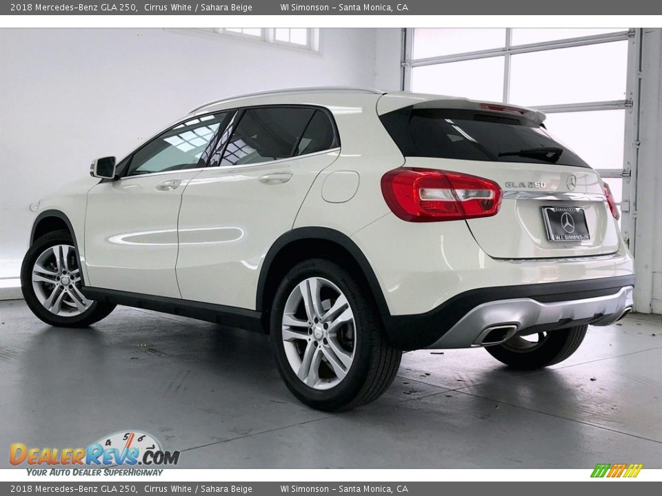 2018 Mercedes-Benz GLA 250 Cirrus White / Sahara Beige Photo #10