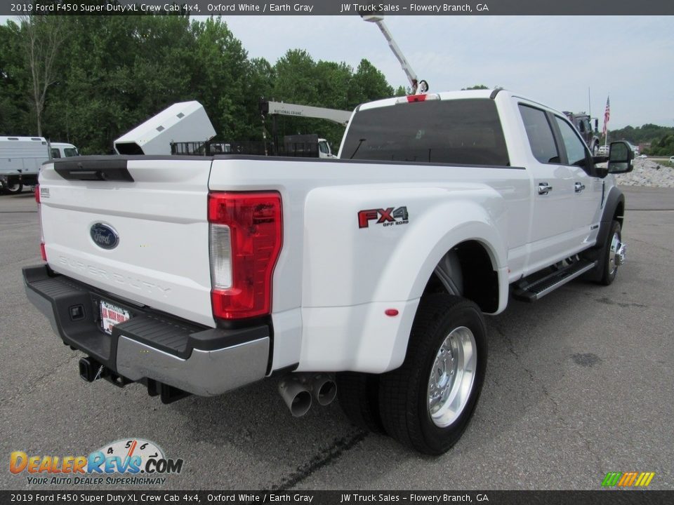 2019 Ford F450 Super Duty XL Crew Cab 4x4 Oxford White / Earth Gray Photo #5