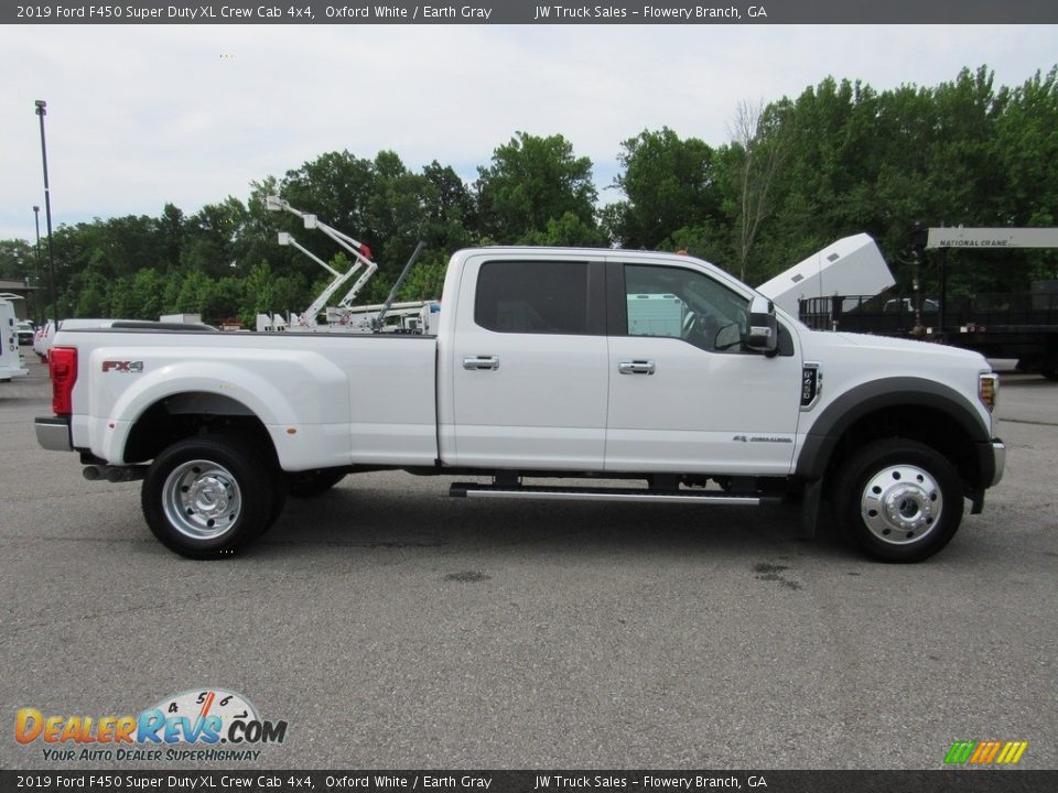 2019 Ford F450 Super Duty XL Crew Cab 4x4 Oxford White / Earth Gray Photo #6