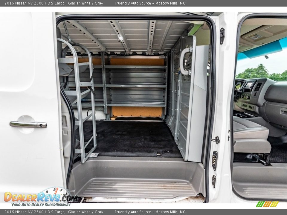 2016 Nissan NV 2500 HD S Cargo Glacier White / Gray Photo #26