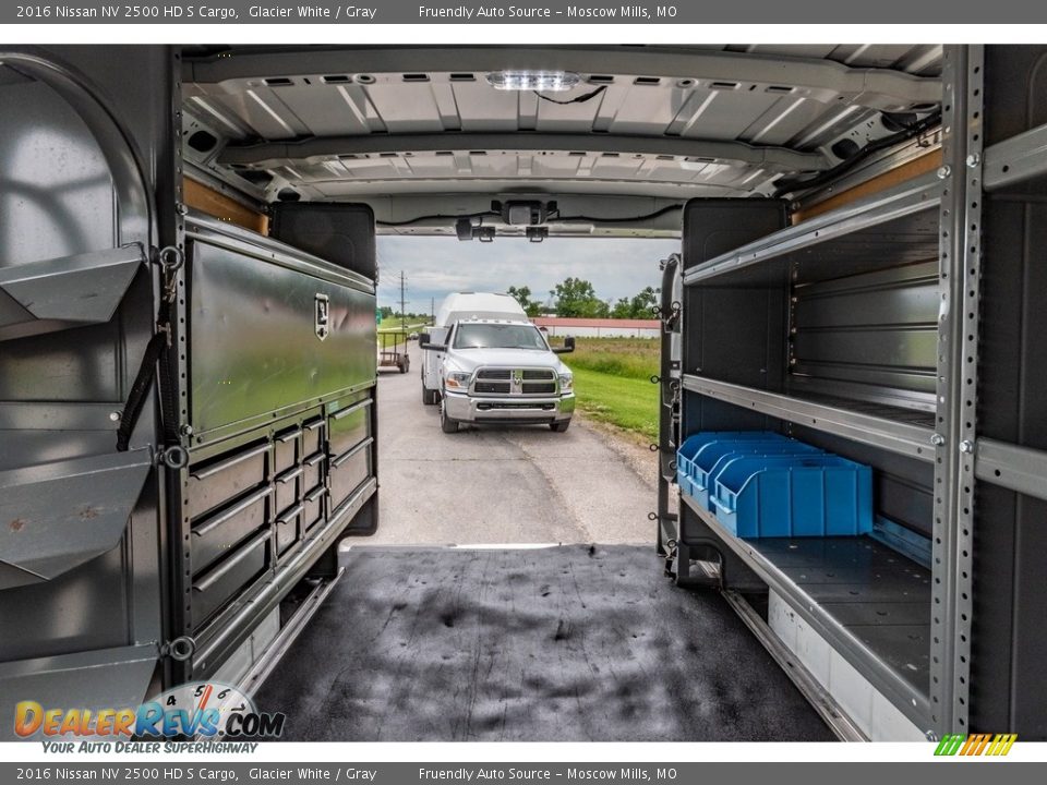 2016 Nissan NV 2500 HD S Cargo Glacier White / Gray Photo #28