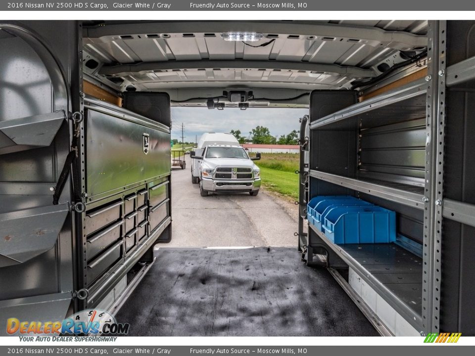 2016 Nissan NV 2500 HD S Cargo Glacier White / Gray Photo #28