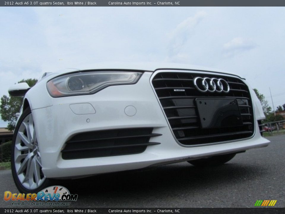 2012 Audi A6 3.0T quattro Sedan Ibis White / Black Photo #2