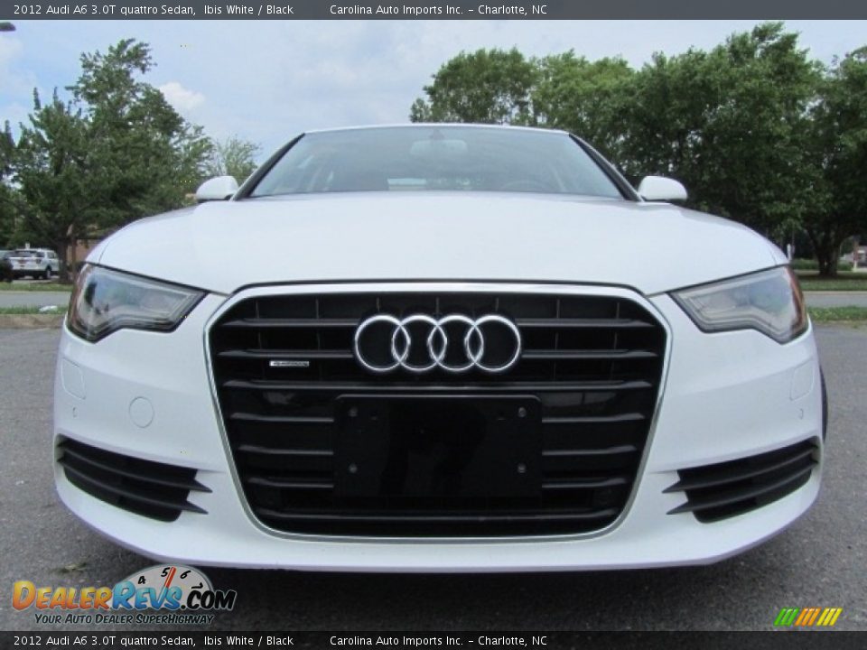 2012 Audi A6 3.0T quattro Sedan Ibis White / Black Photo #4
